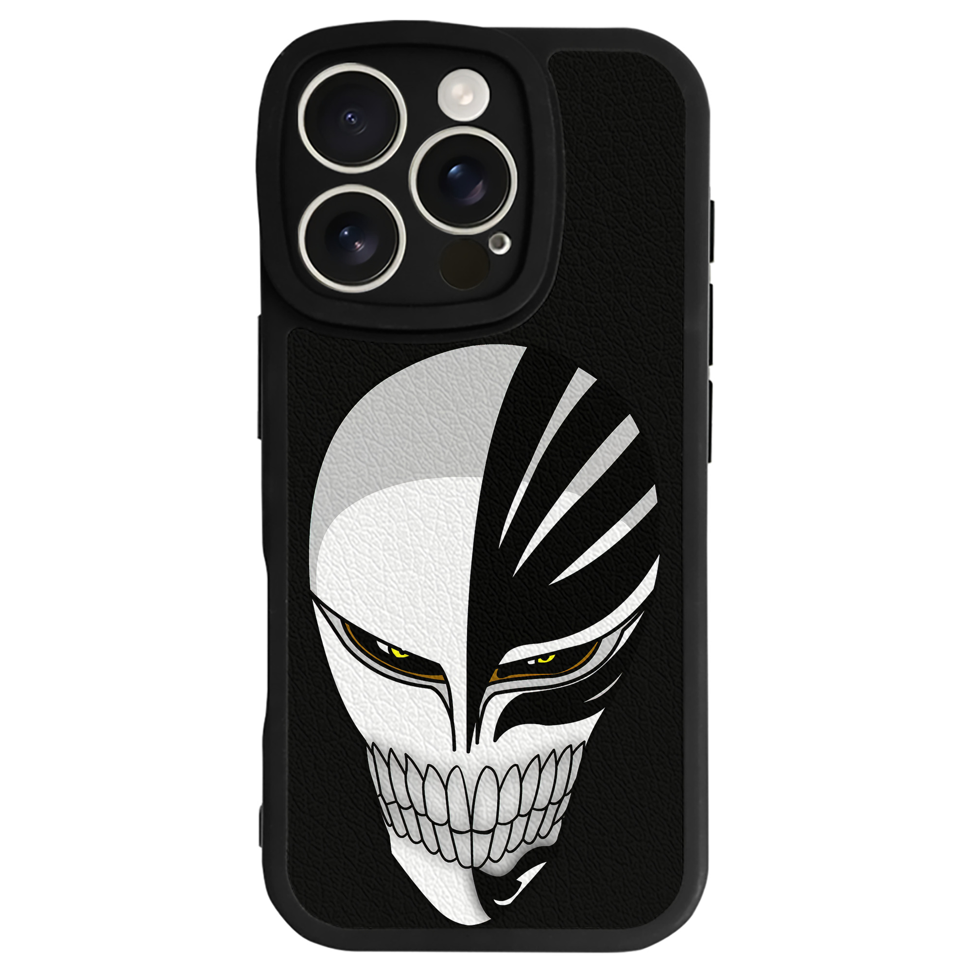 ブリーチ 黒崎一護（くろさき いちご）BLEACH Kurosaki Ichigo 【iPhone 16シリーズ対応】シリコンスマホケース（レザー調） 材質：シリコン